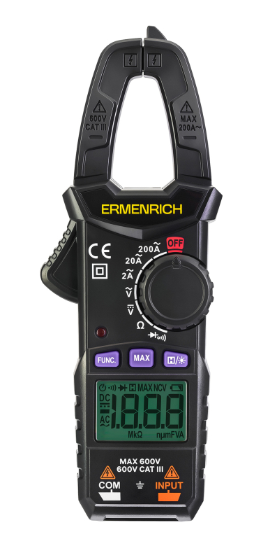 Ermenrich Ping MK10 digitális lakatfogó, lila (86322)