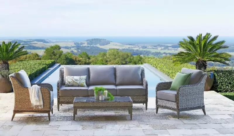 Delhi Alu Műrattan Kerti Garnitúra 4 részes (75077,75078,75098)