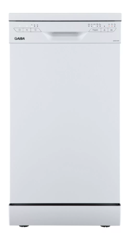Gaba GMDW-45W mosogatógép, 10 terítékes, fehér