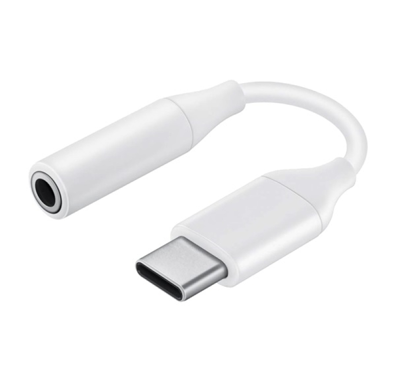 Samsung adapter kábel (3.5mm jack aljzat - Type-C) FEHÉR