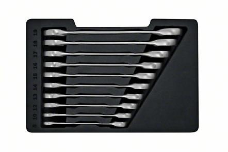 Bosch racsnis-villáskulcs  készlet 10 db (1600A02AU0)