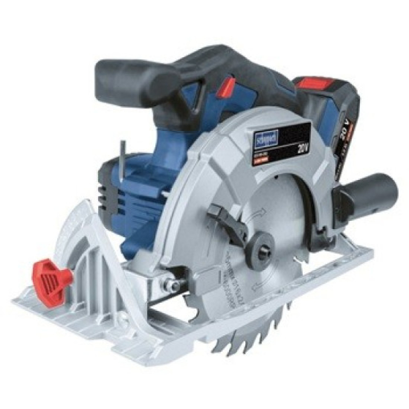 Scheppach CCS165-20Li kézi körfűrész 20V, akku és töltő nélkül (5901809900)