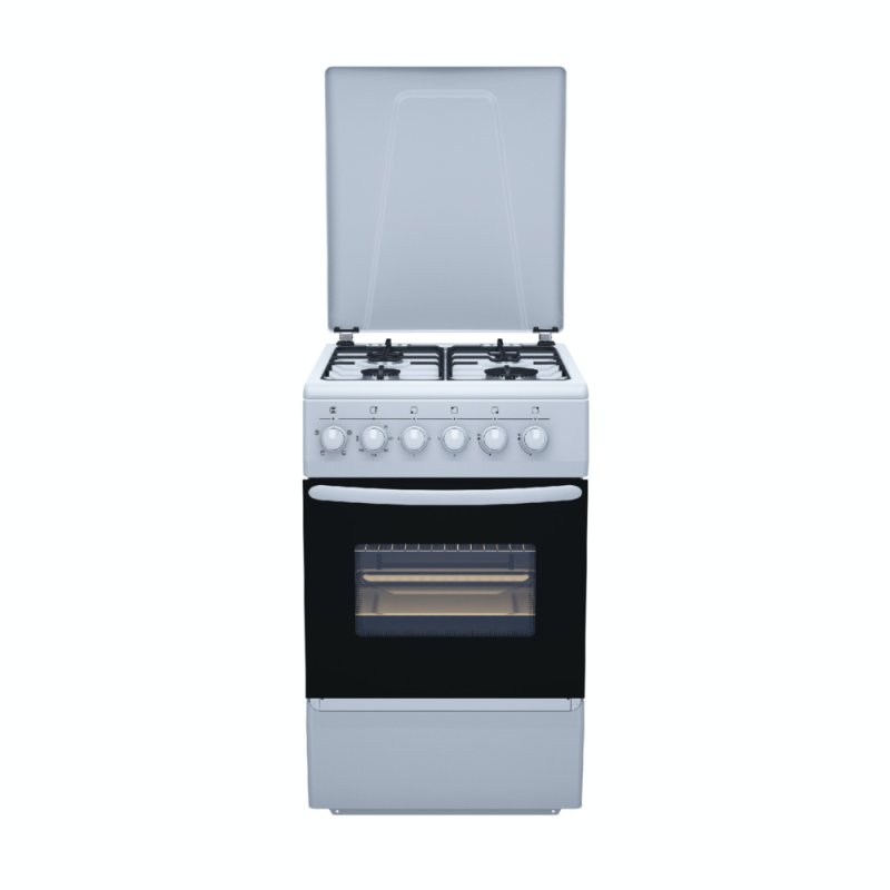 Kent/Fiesta 50 cm x 60 cm 4 égős Gáztűzhely fehér