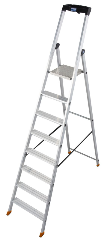 Krause Monto Solido lépcsőfokos állólétra, 1x8 (126672)