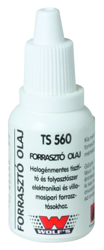 WOLF'S Forrasztóolaj - 20 ml (TS 560)
