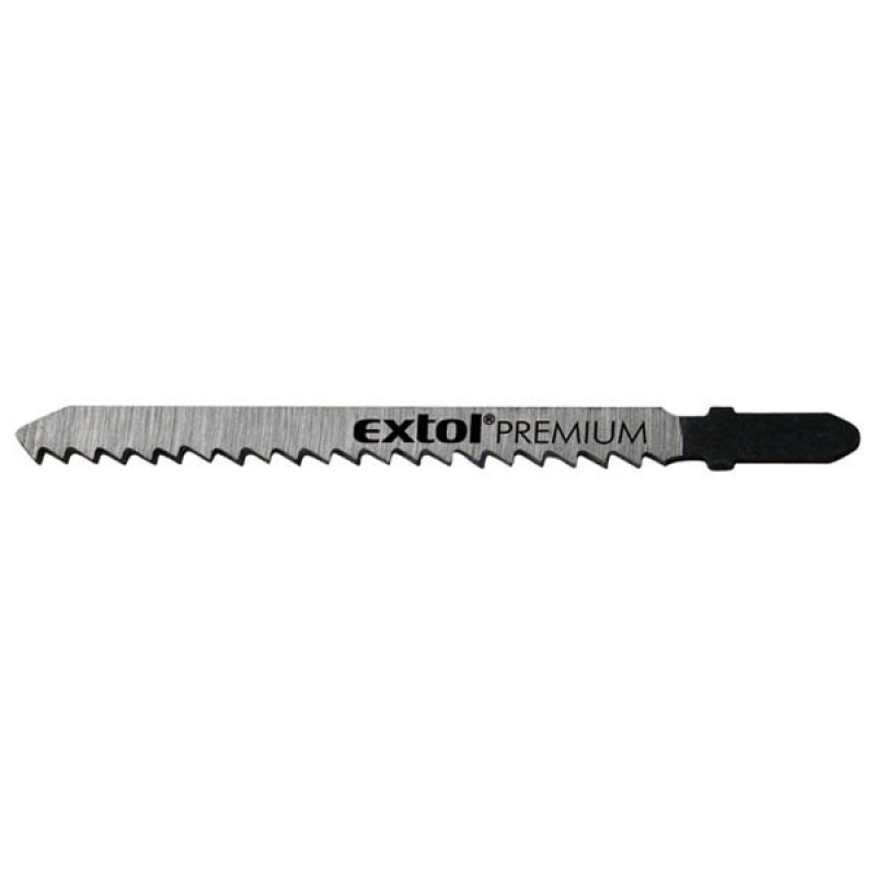Extol Premium dekopírlap, 5db, Bosch befogás, HCS; 75×8×1,5mm, 2,5mm fogtáv, köszörült fogak, puhafá