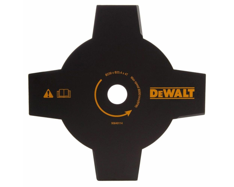 Dewalt bozótvágó kés fűkaszához, 23 cm, 4T (DT20655-QZ)