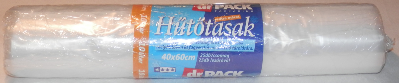 drPACK lezárható hűtőtasak 10 L 25 db