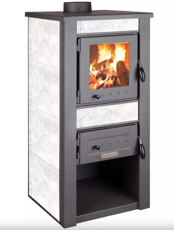 Warnex Alpina boiler 24 csempés vízteres kandalló, fehér (PRO-KAND-016)