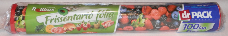 Perforált frissentartó fólia vékony Rollbox 100 db erdei gyümölcs mintás (828-erdei gyümölcs)