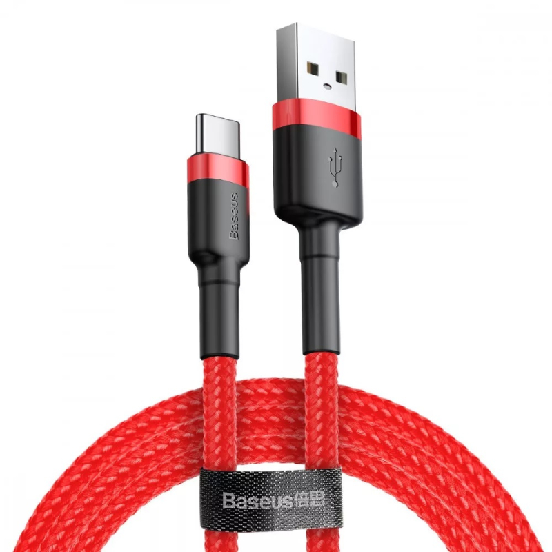 Baseus Cafule USB-A apa - USB-C apa adat és töltőkábel 1m (CATKLF-B09)