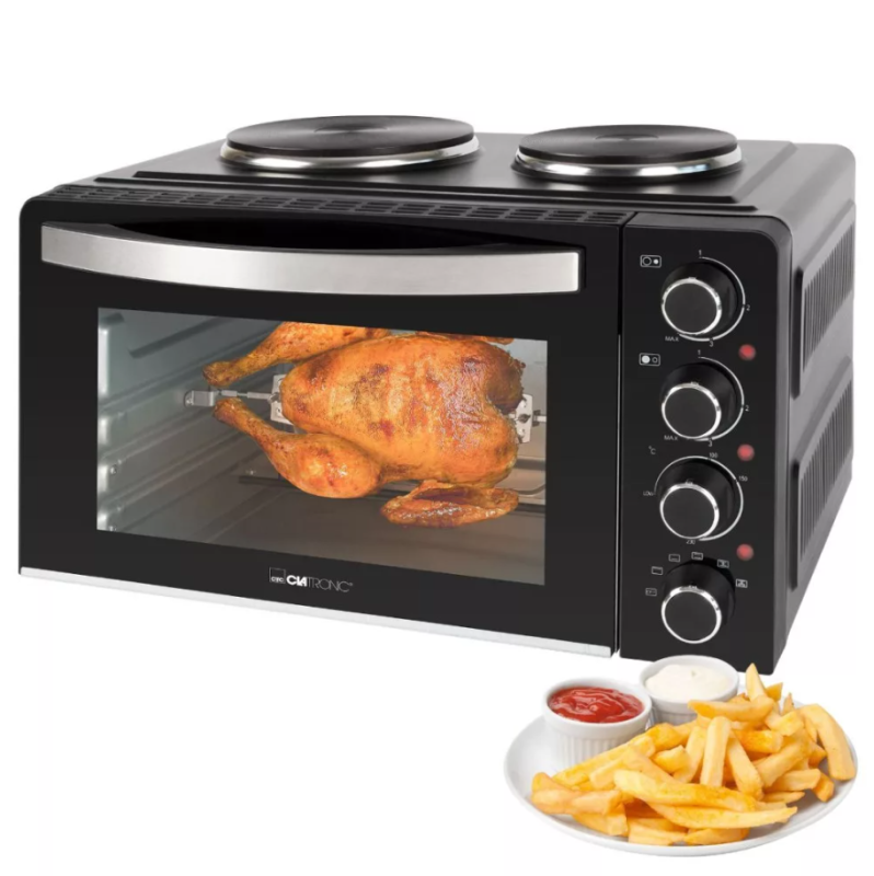 Clatronic KK 3786 minisütő főzőlappal