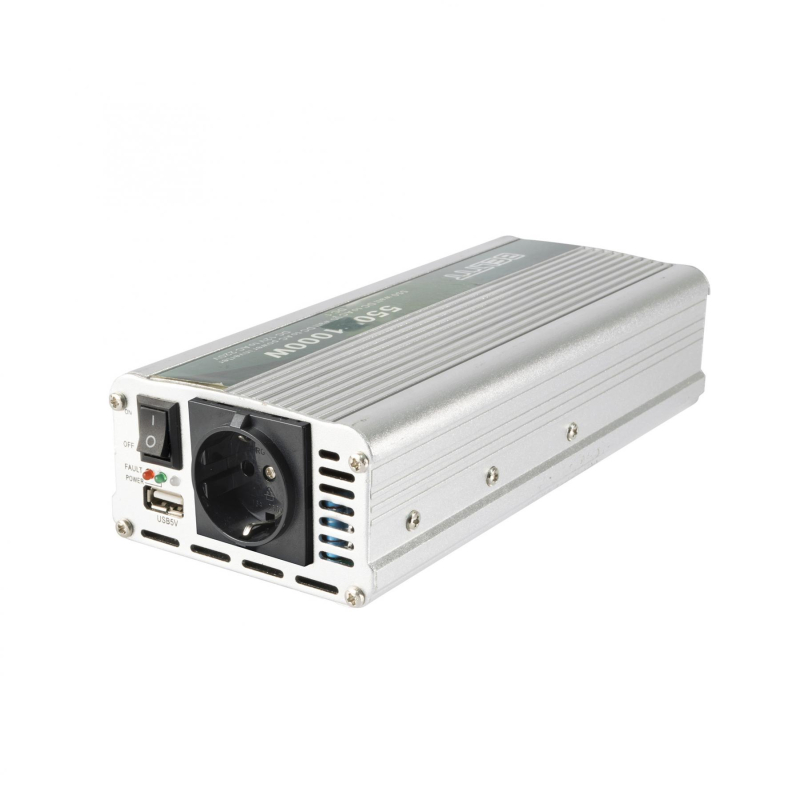 SAI Feszültségátalakító, 1000/2000W, USB aljzat (SAI 2000USB)