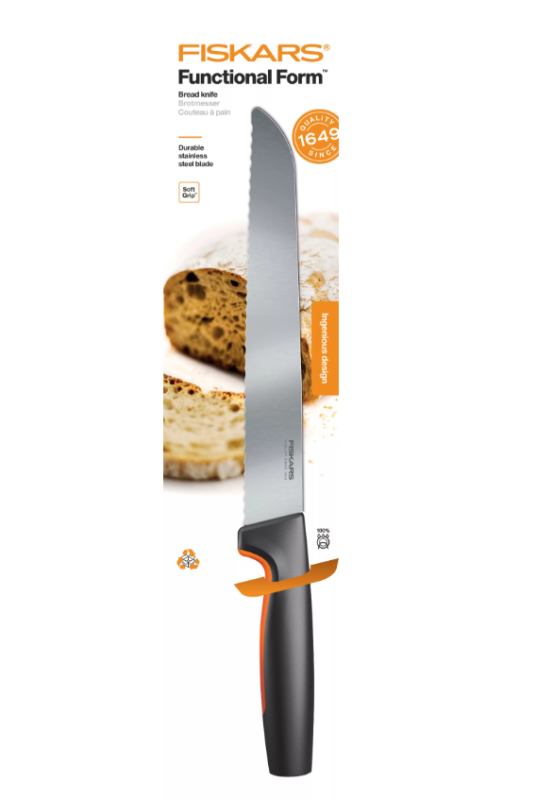 Fiskars FF kenyérvágó kés (1057538)