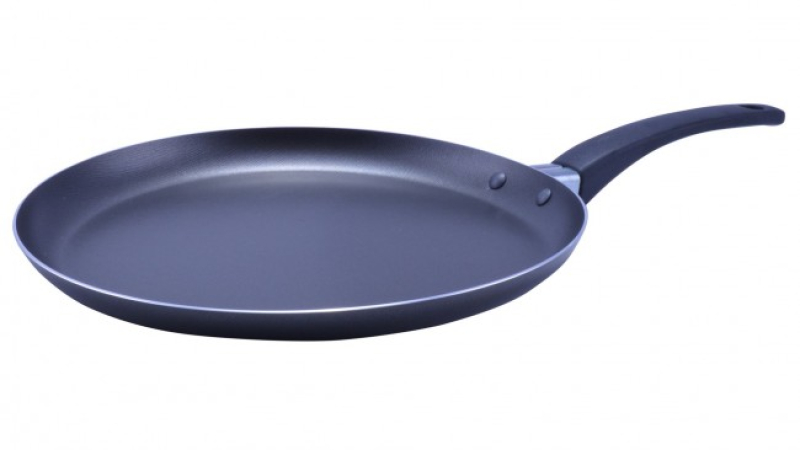 Palacsintasütő 25 cm fekete (12606)