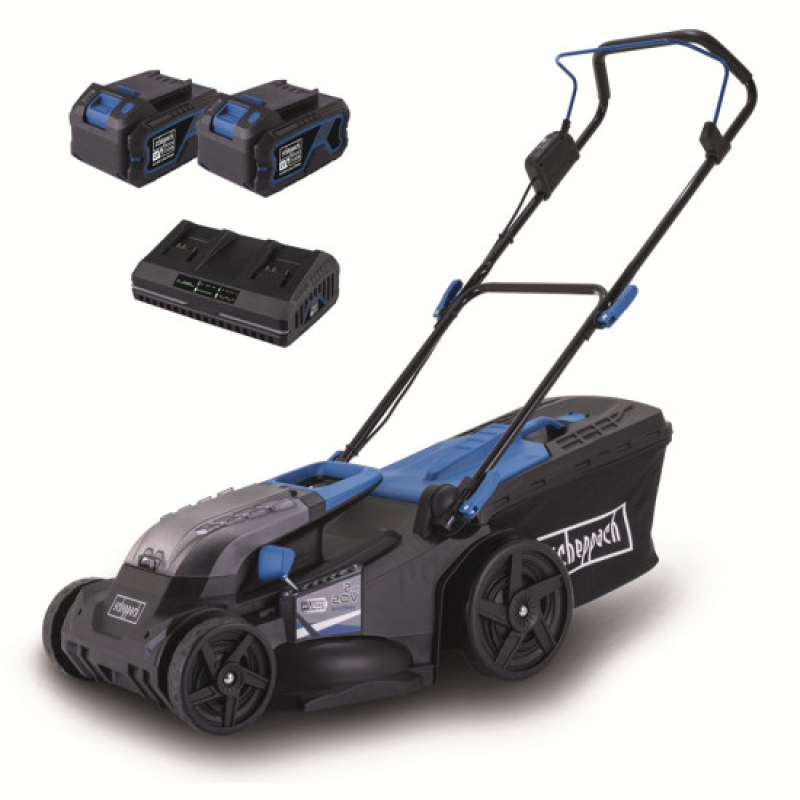 Scheppach BC-MP430-X-SET XL2 akkus fűnyíró indukciós motorral (5911415400)