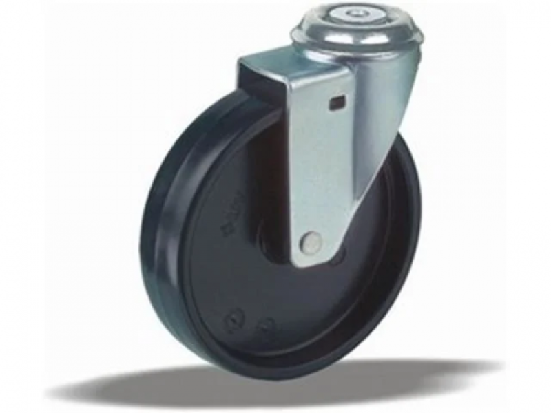 Bútorgörgő lyukas, fekete 50  mm (16432)