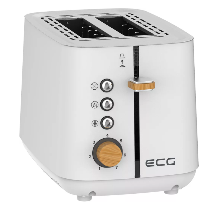 ECG Timber White kenyérpirító, fehér (ST-2768W)