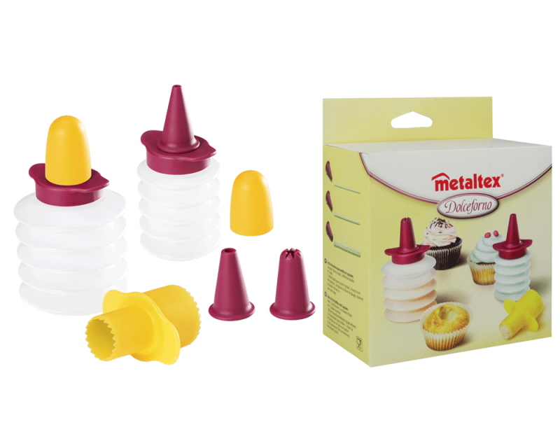 Metaltex dekorációs szett muffin formákhoz és süteményekhez (252414)