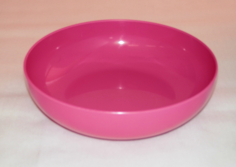 Camping műanyag tál nagy pink (86)