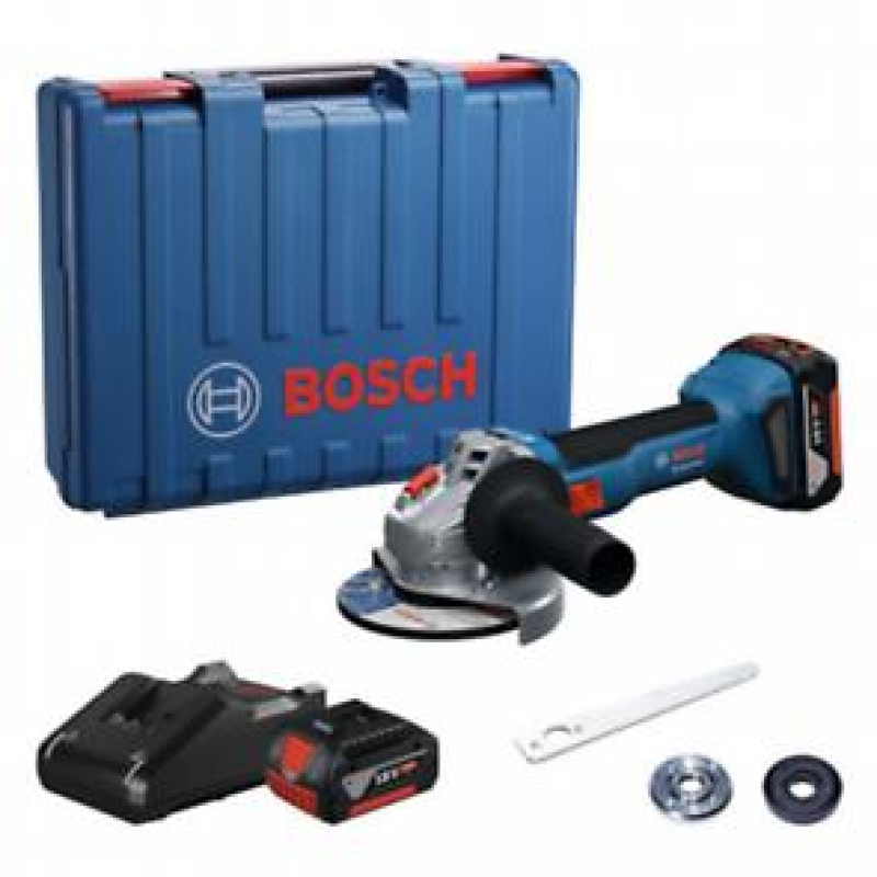 Bosch GWS 18V-8 akkus sarokcsiszoló szettben, szerszámtáskában (06019N9020)