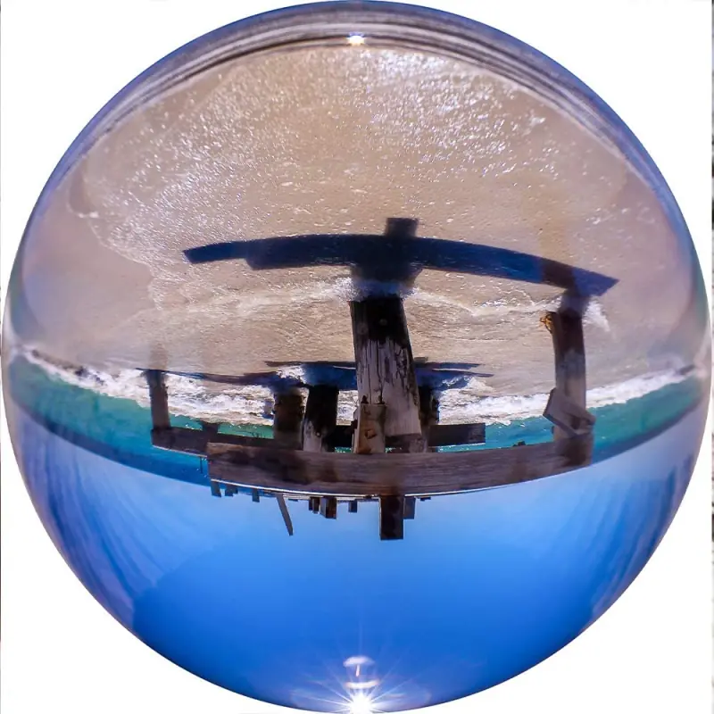 Rollei Lensball Optikai Üveggömb, 80 mm, mobilos és normál fotózáshoz (R22795)