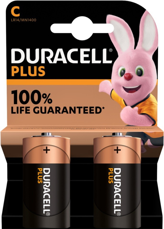 Duracell Plus 100% góliát elem 2db/csomag (D6PO10)