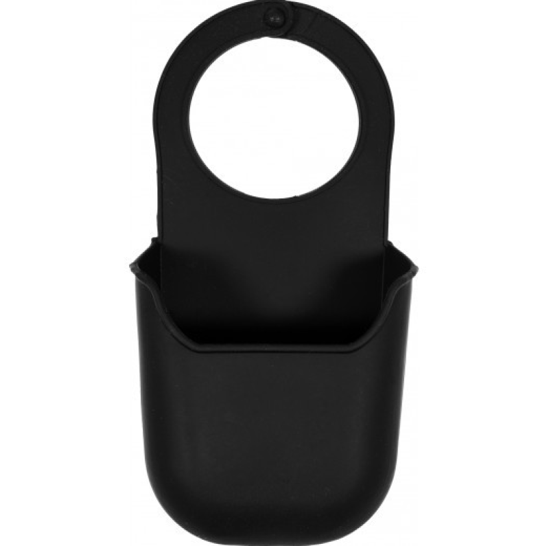 Vorel szilikonos mosogatószivacs tartó, fekete (TOY-74785)