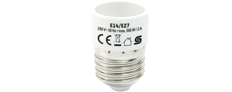 Home foglalatátalakító adapter (E14/E27)