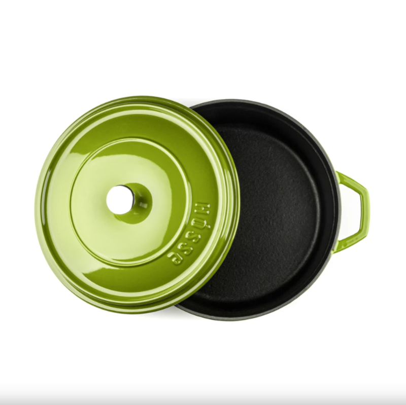 Hósse zománcozott öntöttvas edény 24cm, 3,1L, zöld (HOS-KIEG-036)