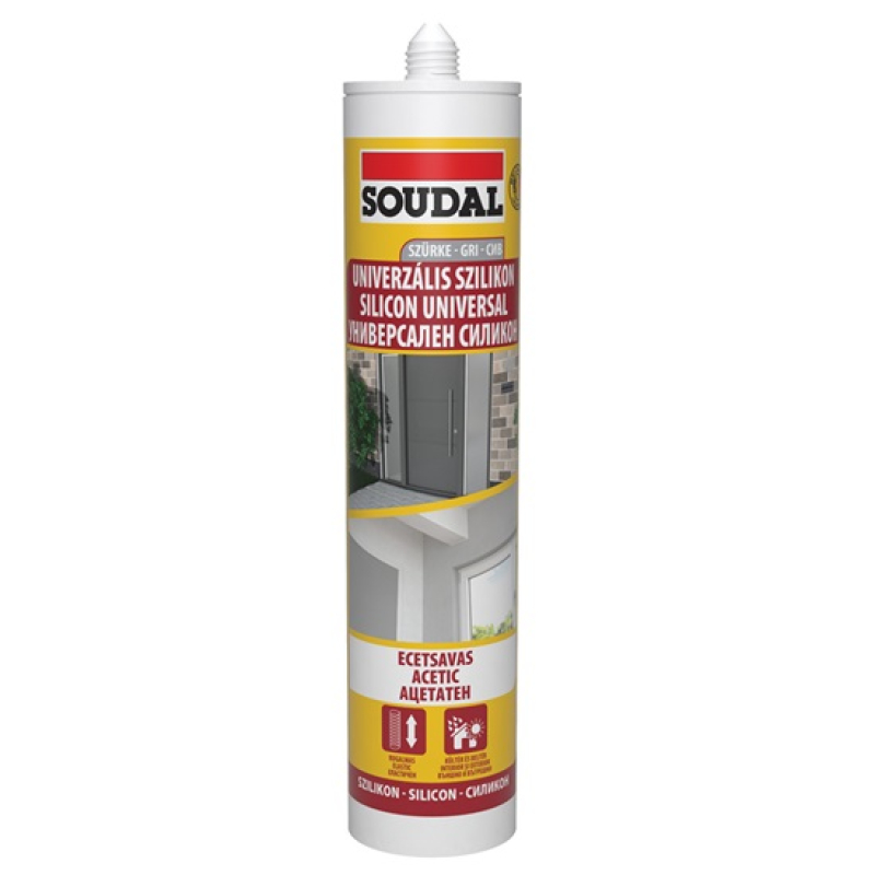 SOUDAL univerzális szilikon 280 ml, fehér (8912977)