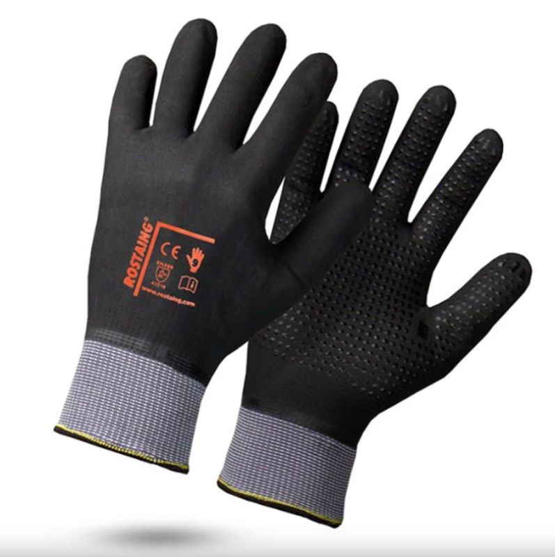 Rostaing vízálló nitril kesztyű poliamid bevonattal 9