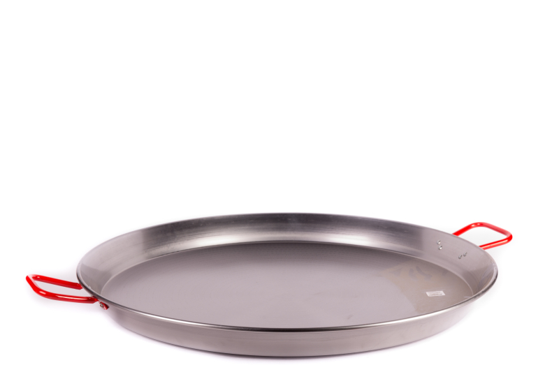 Garcima 80 cm-es polírozott paella serpenyő, szeletsütő (13444)