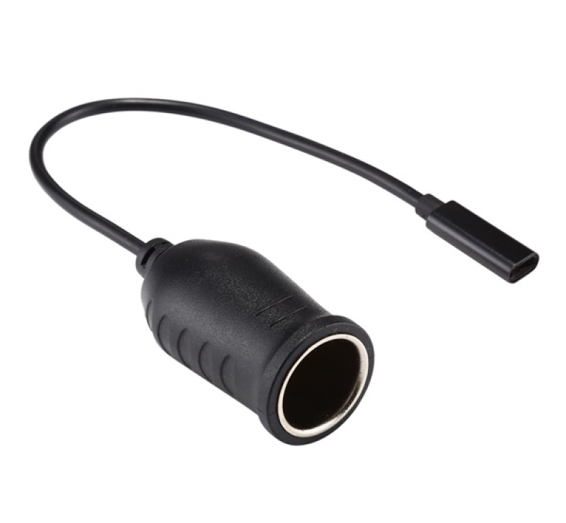 Autós töltő átalakító Type-C aljzat (18-20V, 60-100W) FEKETE