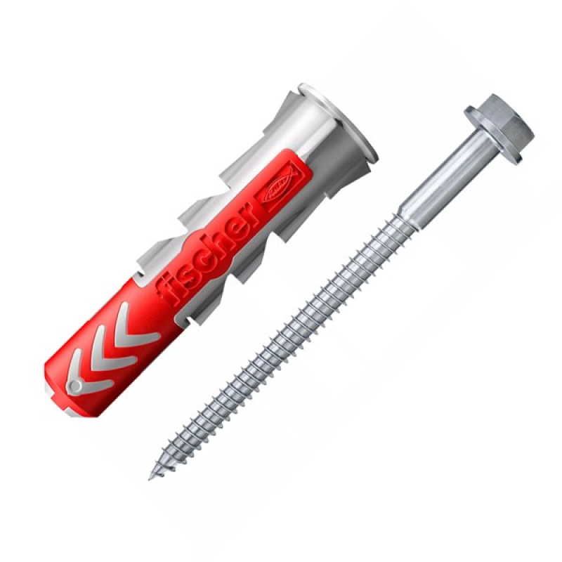 Fischer műanyag tipli DuoPower 10x50 + állványcsavar 7x69 (4db) (3044321)