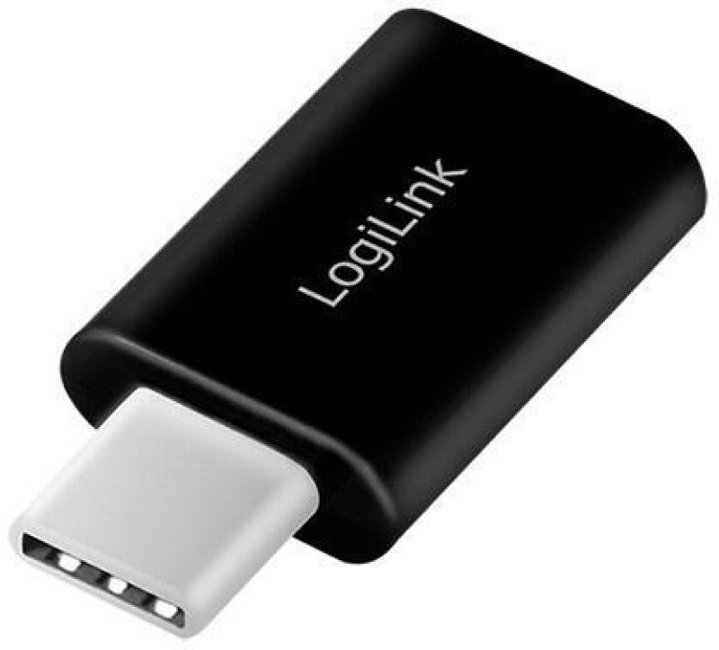 Logilink BT 5.3 adapter, USB-C Gen1, 3 Mbps, 20 m működési tartomány, fekete