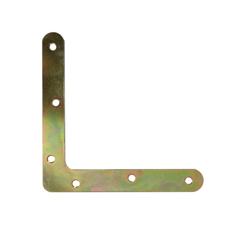 Ablakszegletvas 120 x 120 / 1,2 mm sárga horgany (ET) (3254054)