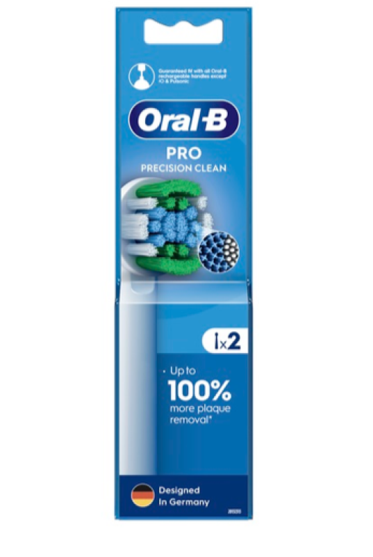 Oral-B Pro Precision Clean fogkefefej, 2 db (10PO010436)