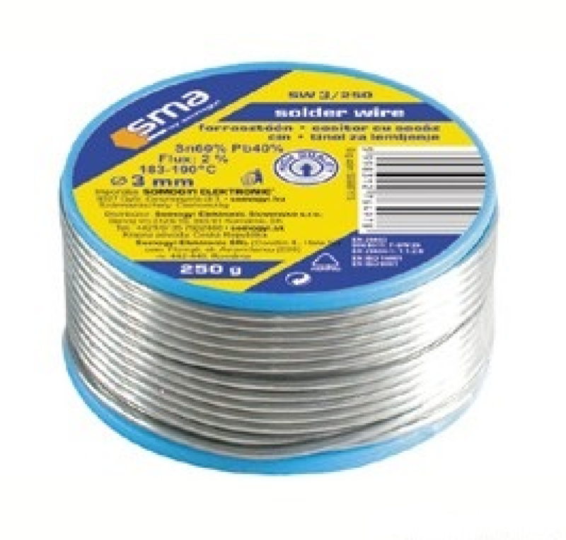 SMA forrasztóón 250 g, 3 mm (SW 3/250)