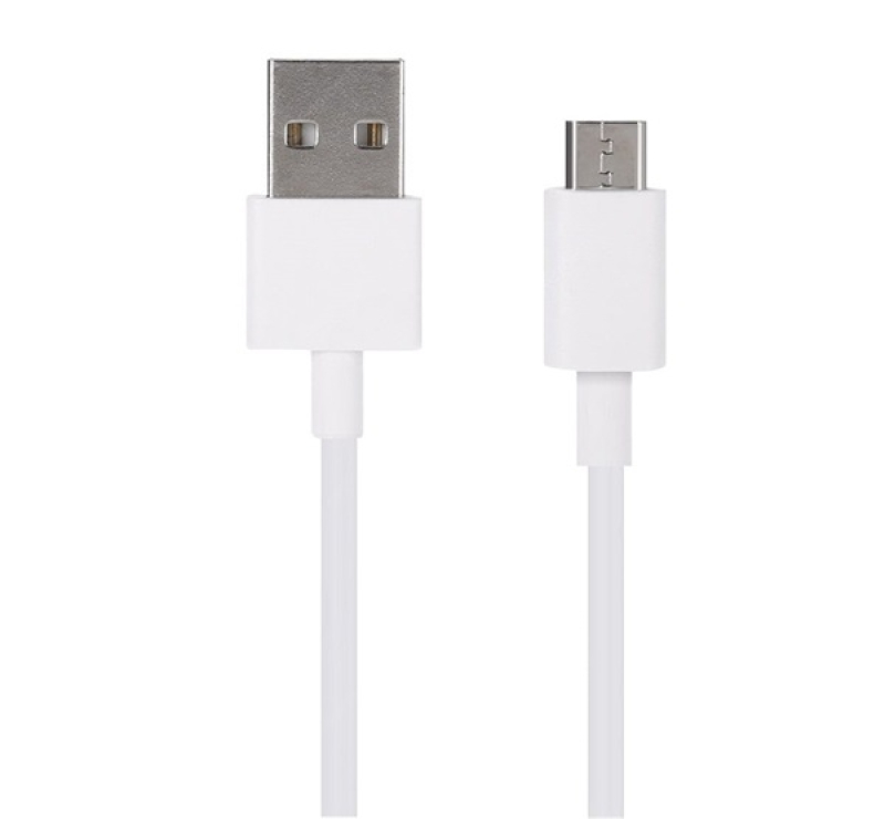 Xiaomi adatkábel (USB - microUSB, 80cm) FEHÉR
