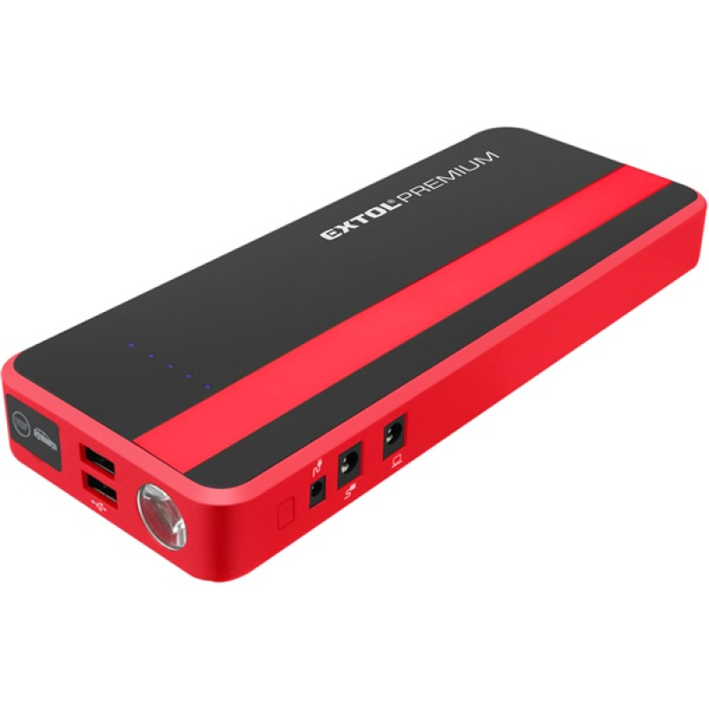Extol Premium autós indító benzin és dízelmotorokhoz + power bank 5V + bikázó (8897321)