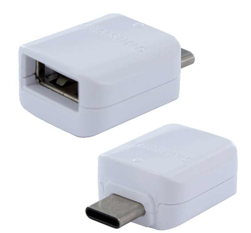 Samsung adapter (USB aljzat - Type-C, OTG, adatátvitel) FEHÉR