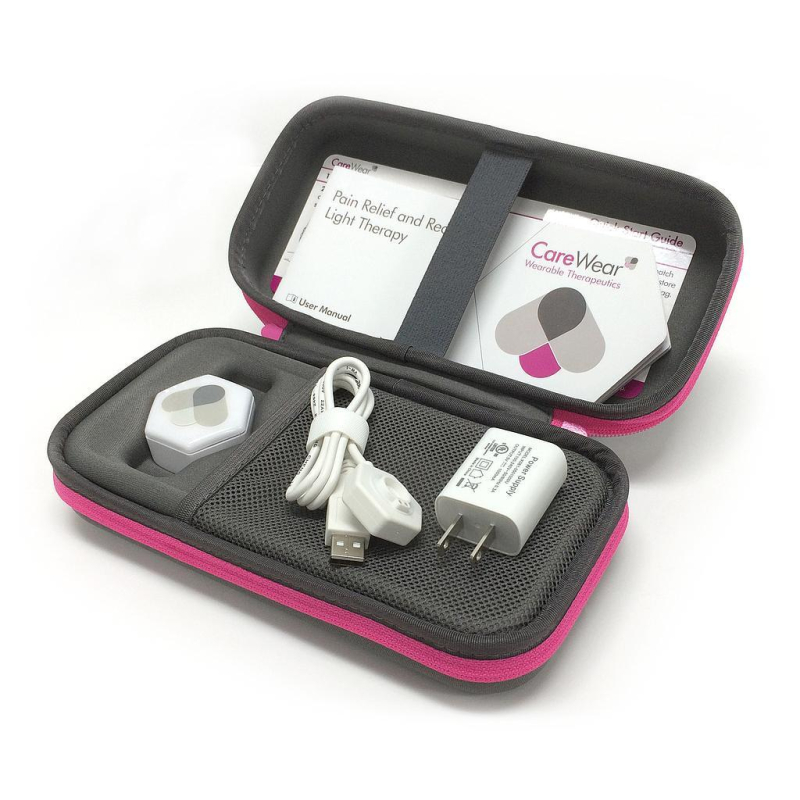 CareWear hordozható fényterápiás eszköz, kontroller, töltő, hordtáska (CW-KIT)