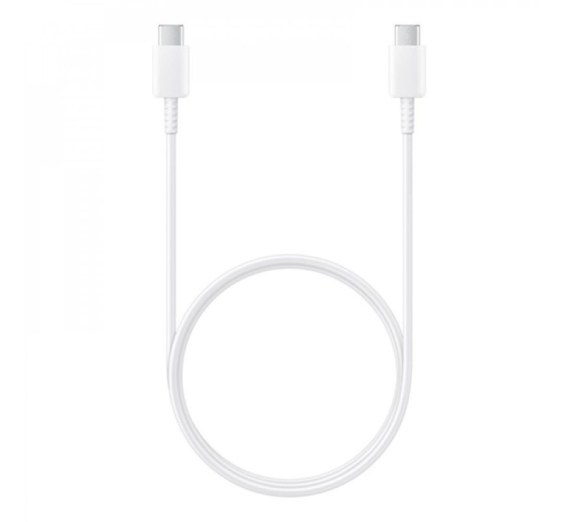 Samsung adatkábel (Type-C - Type-C, 5A, 100W, EP-DN975, gyorstöltő, 100cm) FEHÉR