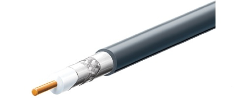 USE koax kábel 305 méter, fekete (S 6TSV/BK)