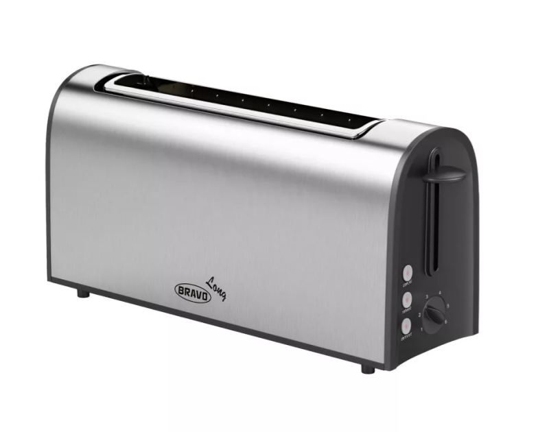 Bravo kenyérpirító 850W, inox (B-4678)