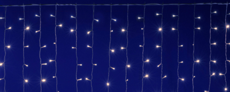 Home LED-es fényfüggöny melegfehér, sorolható (DLF 400/WW)