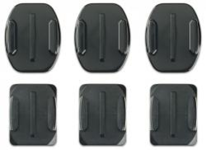 GoPro Flat + Curved Adhesive Mounts; ívelt + öntapadós tartók (AACFT-001)