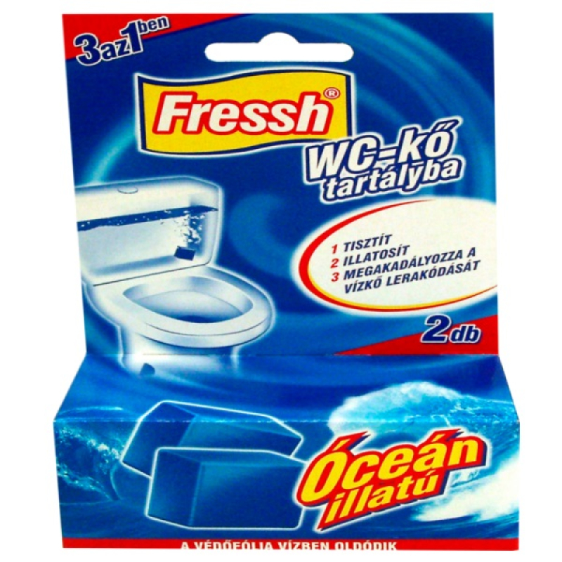 Fressh WC illatosító kő tartályba 2 x 50 g
