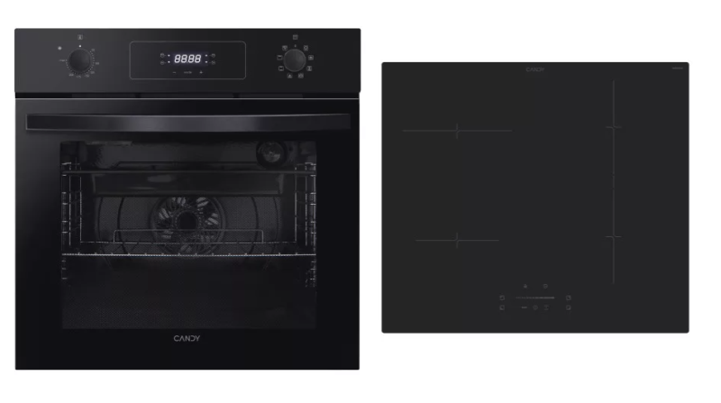 Candy PCI 25BCTP643C beépíthető szett: sütő + indukciós főzőlap